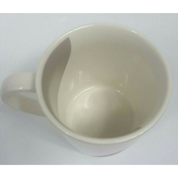 3/$28 Starbucks curve swirl pearl pink white gray 2005 mug cup - Picture 3 of 6